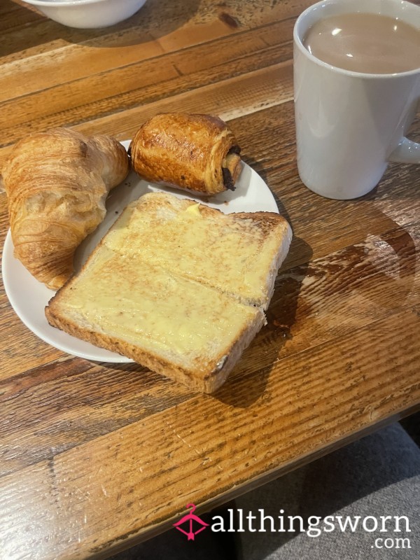 Breakfast Made & Served - Feet Made 👣 Toast + Topping Of Your Choice. / Custom To You.