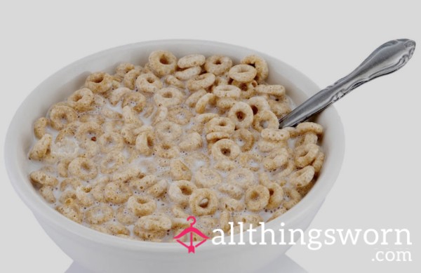 Breakfast Served By My Feet - Cereal Addition 🥣  - Custom To You.
