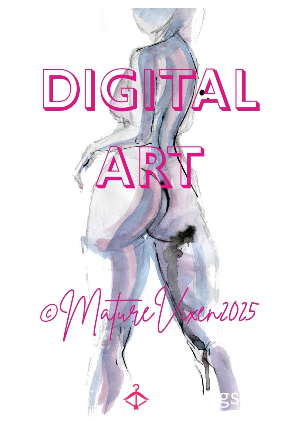 ‘Breanna’ Curvy Nude B*m | Digital Art