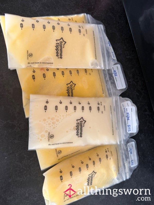 Liquid Gold Breast Milk Pouches 5oz Average