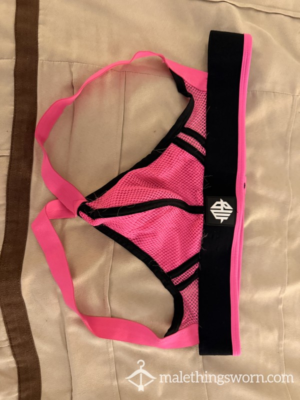 Breedwell Neon Pink Jockstrap XL