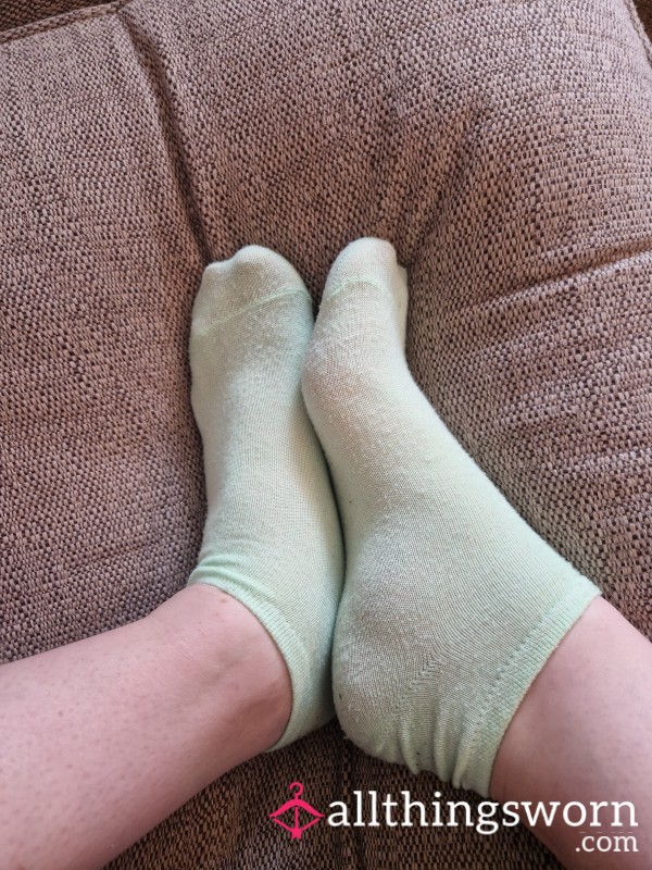 Bright Ankle Socks Soaked In Goddess Delicious Sweat.