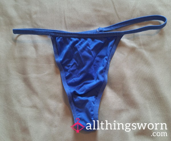 Bright Blue Thong