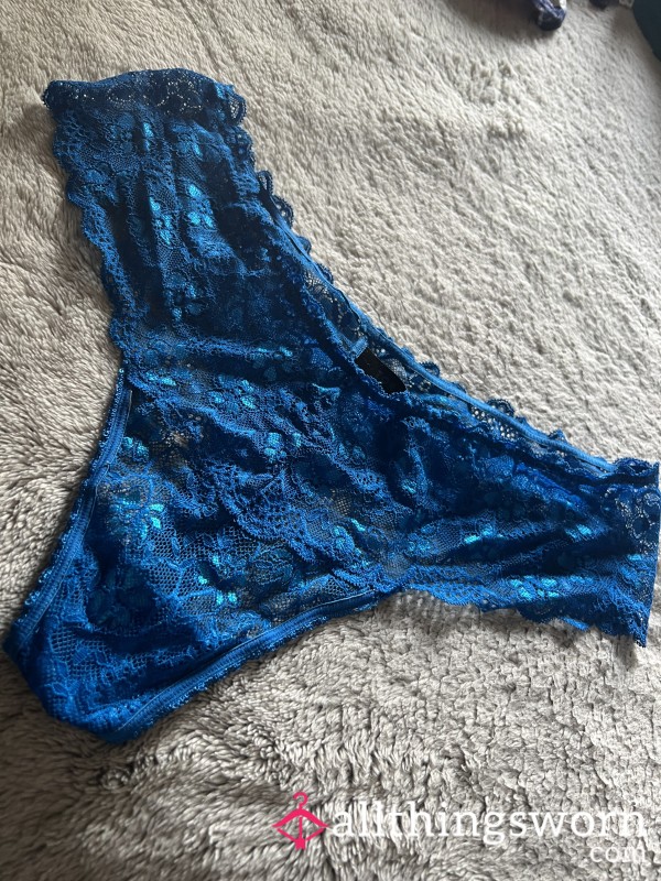 Bright Blue Thong