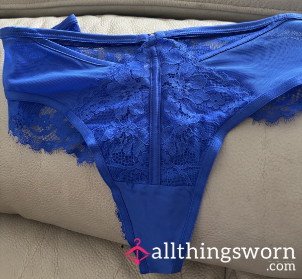 Bright Blue Thong