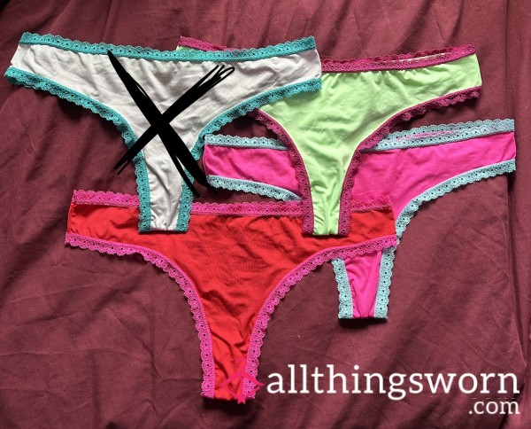 Bright Colourful Thongs 24 Hour Wear