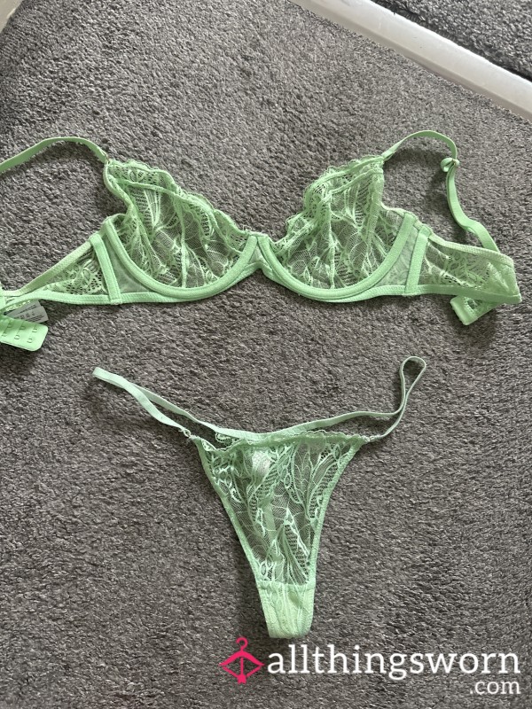 Bright Green Underwear Set
