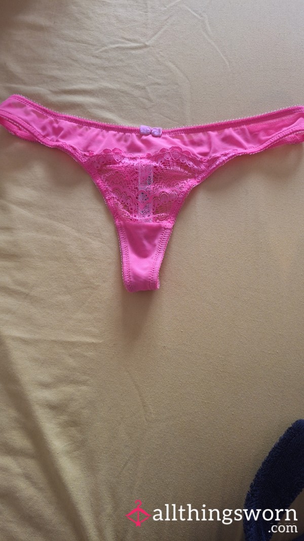 Bright Lacy Thongs