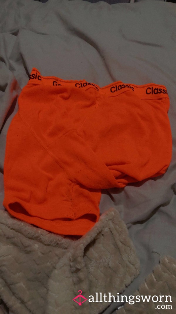 Bright Orange, Men’s Boxer Shorts