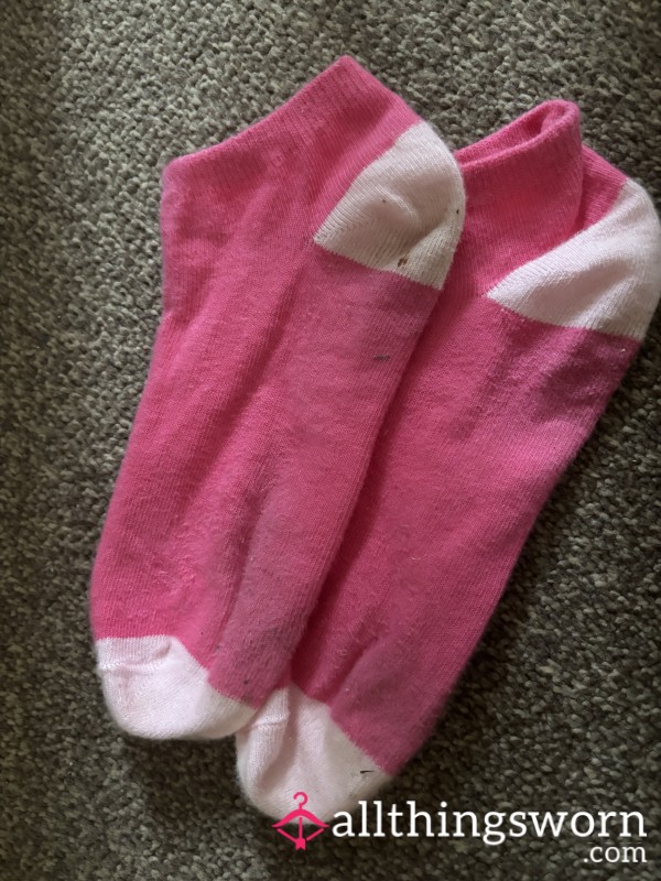 Bright Pink Socks