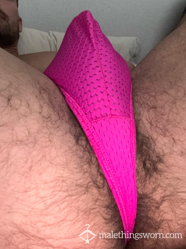 Bright Pink Thong