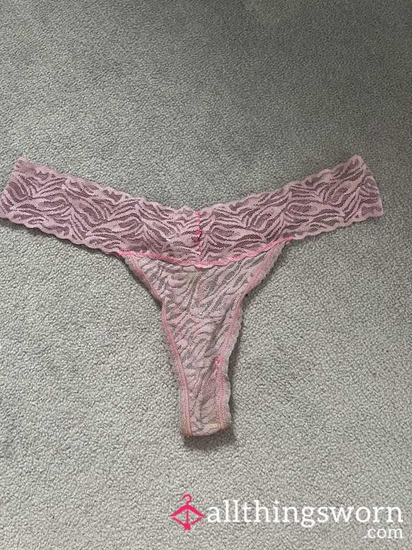 Bright Pink Thong