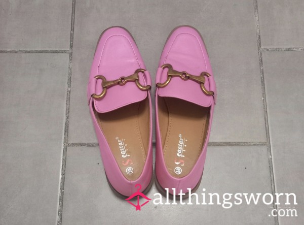 Bright Pink With Gold Loafers😍🩷 |wellworn|