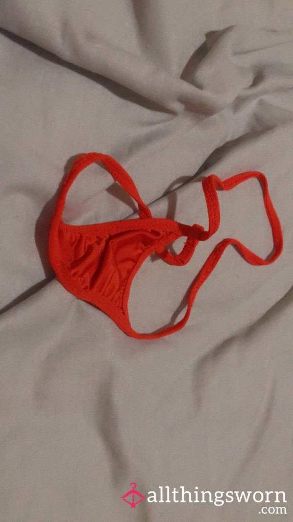 Bright Red Thong