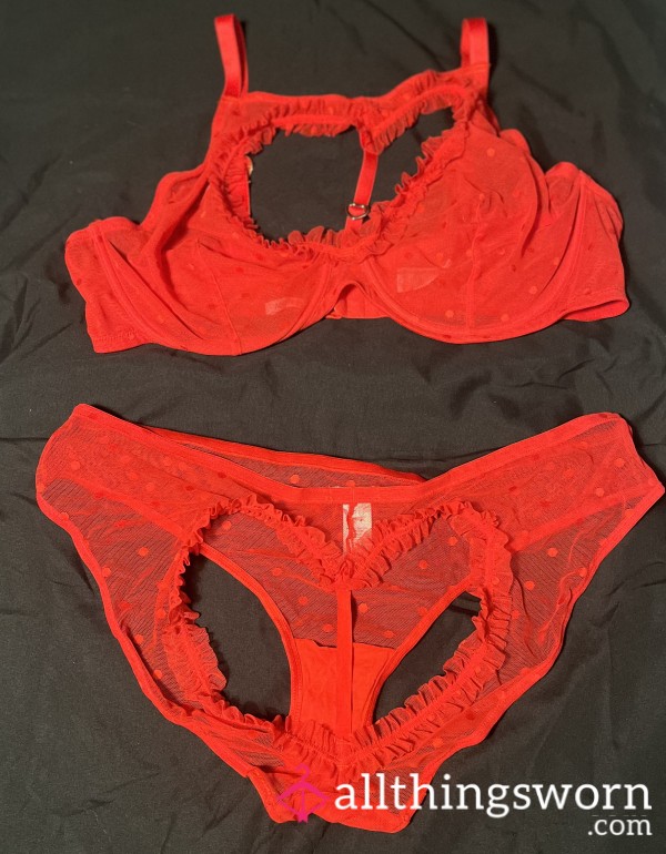 Bright Red Valentines Set