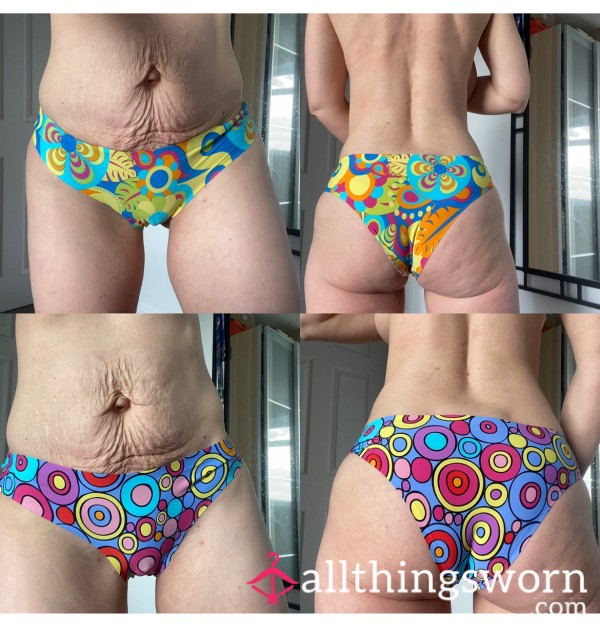 Bright Silky Feel Oddballs Seam Free Knickers