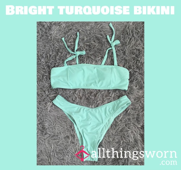 Bright Turquoise Bikini🐠