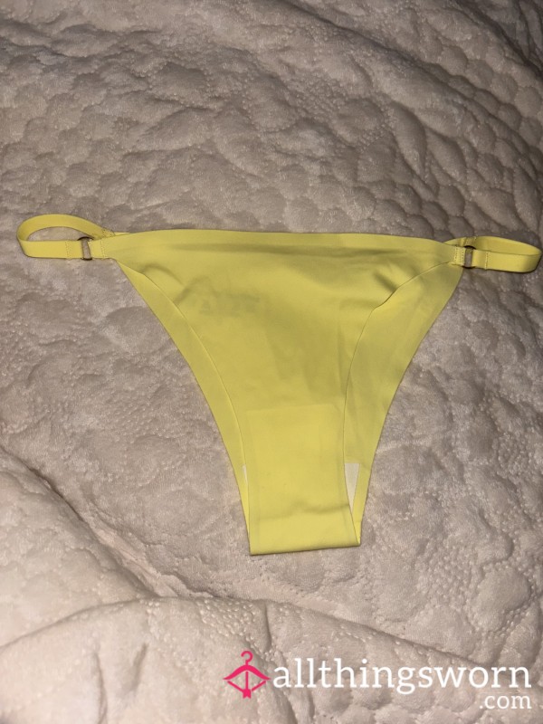 Bright Yellow Seamless Cheeky Panty