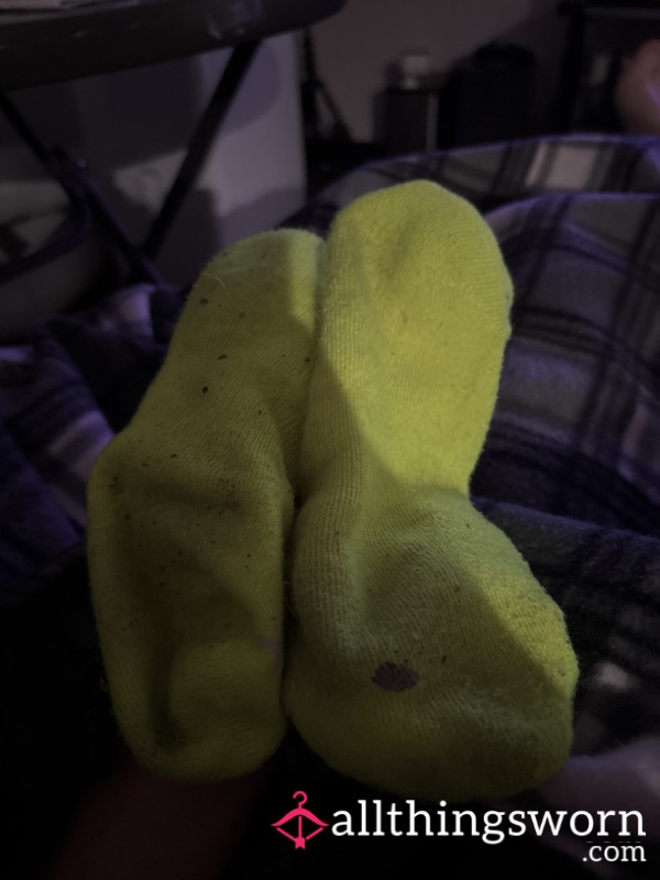 Bright Yellow Socks