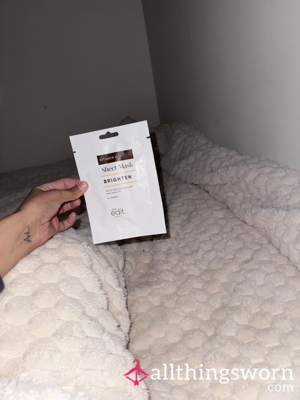 Brightening Sheet Mask - Soaked In ‘Bratty CEO’ DNA 🎭✨