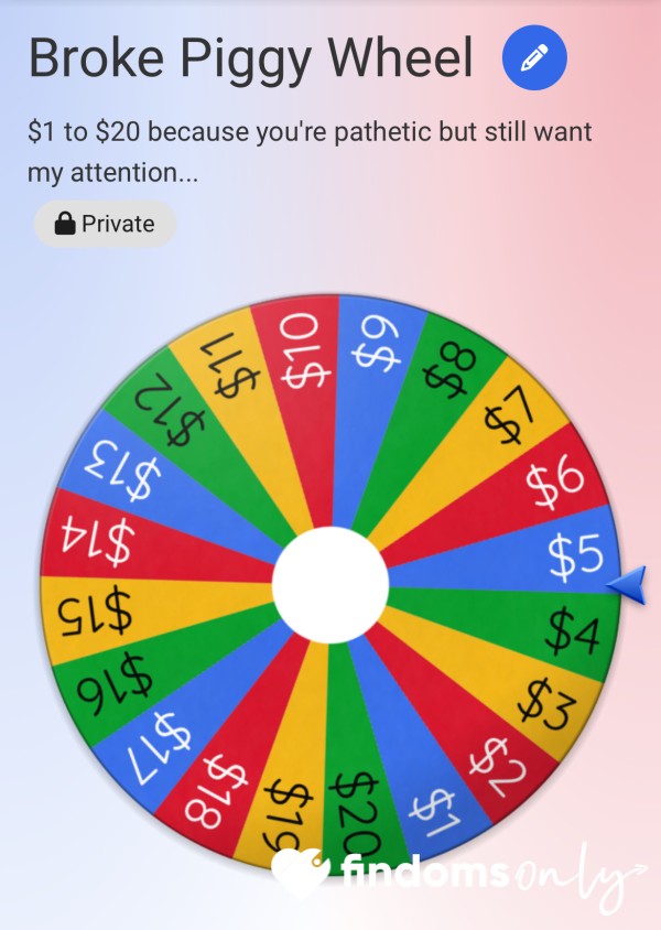Broke Piggy 🐷 Wheel Spin 🎡