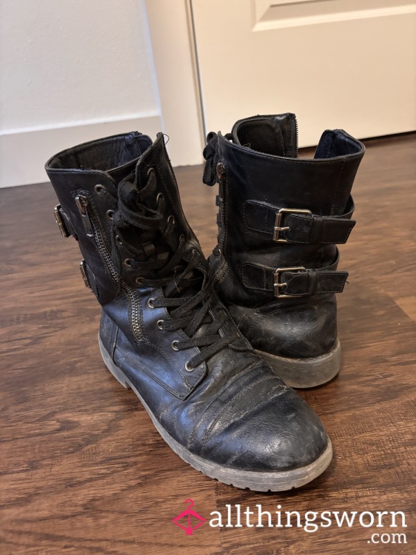 $35 Broken Combat Boots From CNC Well Worn