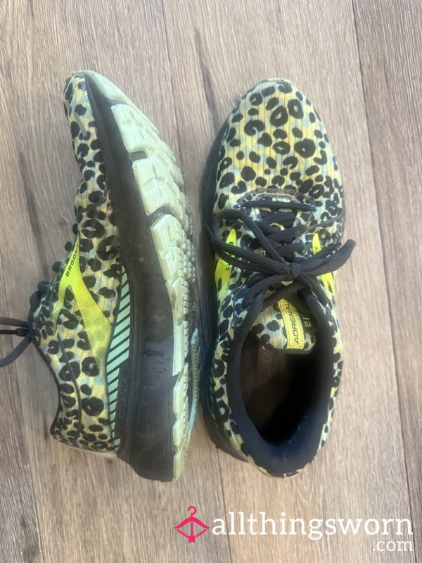 Brooks Used Leopard Sneakers