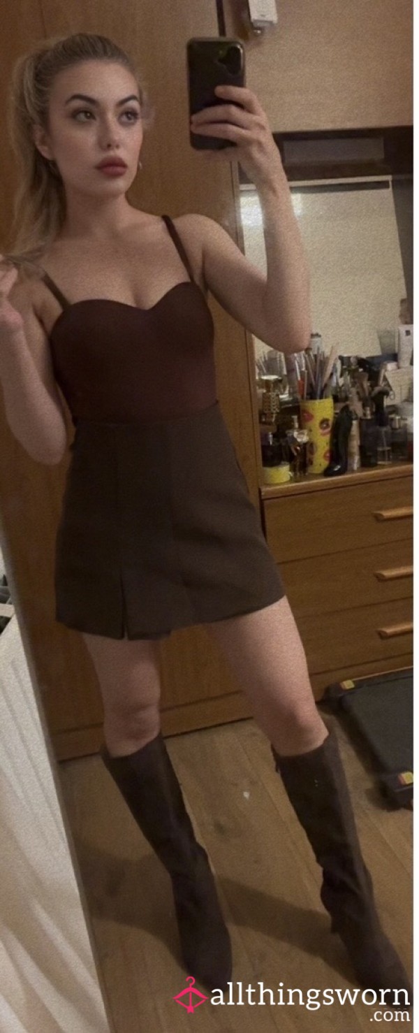 Brown Boos Size 5