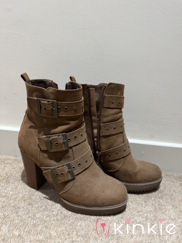 Brown Boots With Something Extra