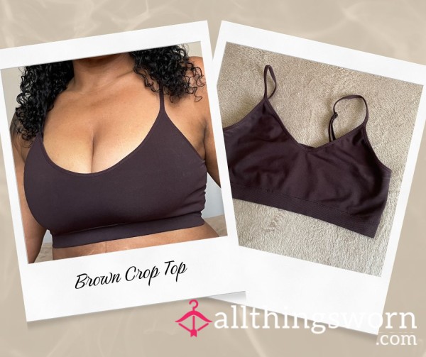Brown Crop Top