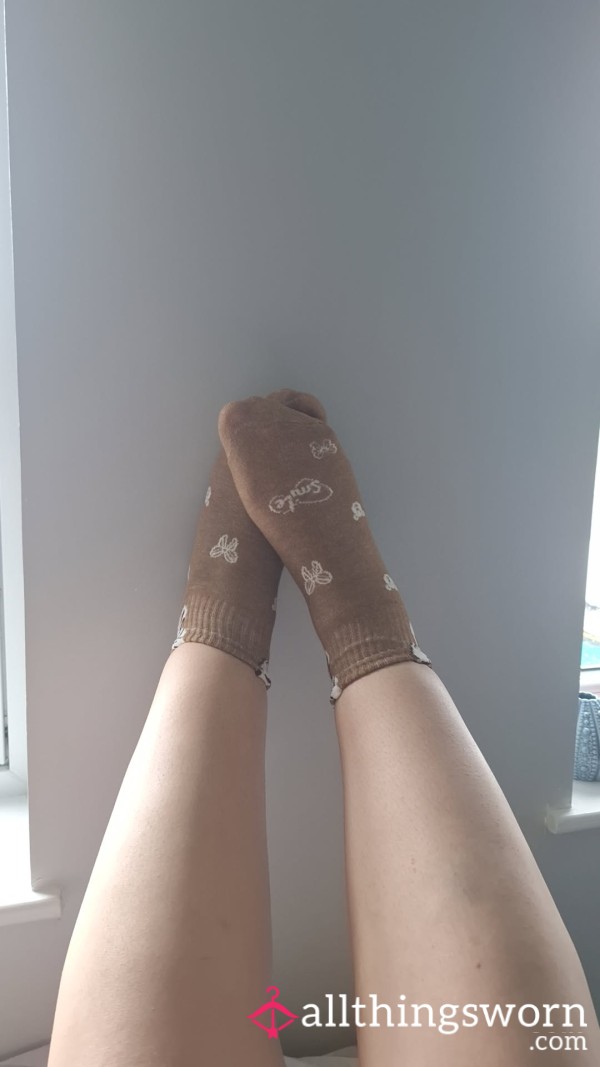 Brown Cute Socks
