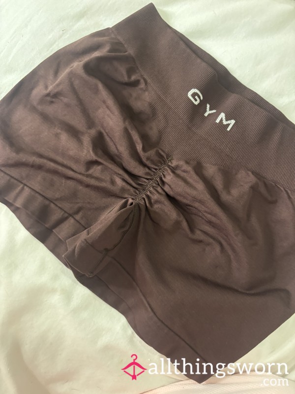 Brown Gym Shorts