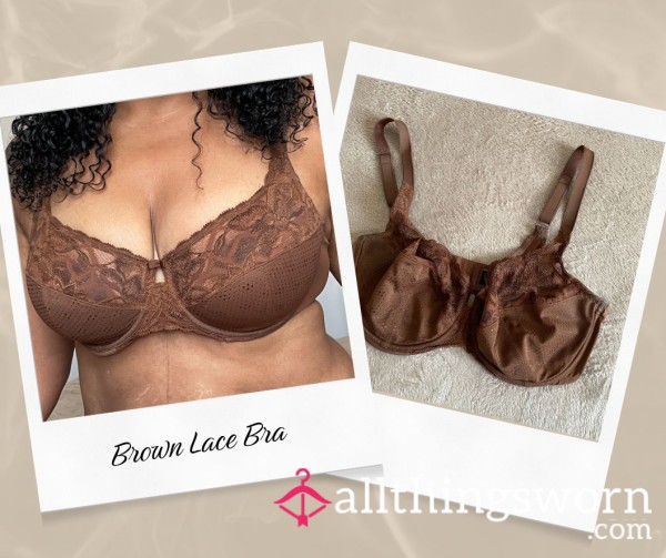 Brown Lace Bra