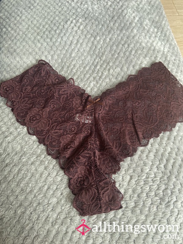 Brown Lace Panties