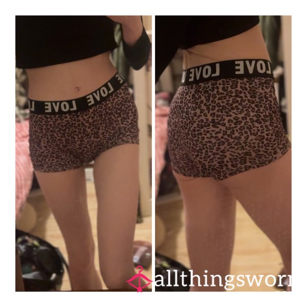 Brown Leanord Print Boxer Style