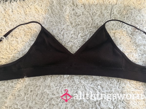 Brown Material Bra