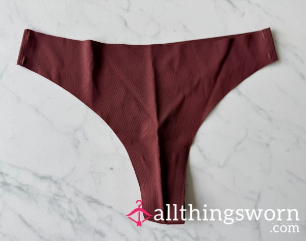 Brown Nylon Thong