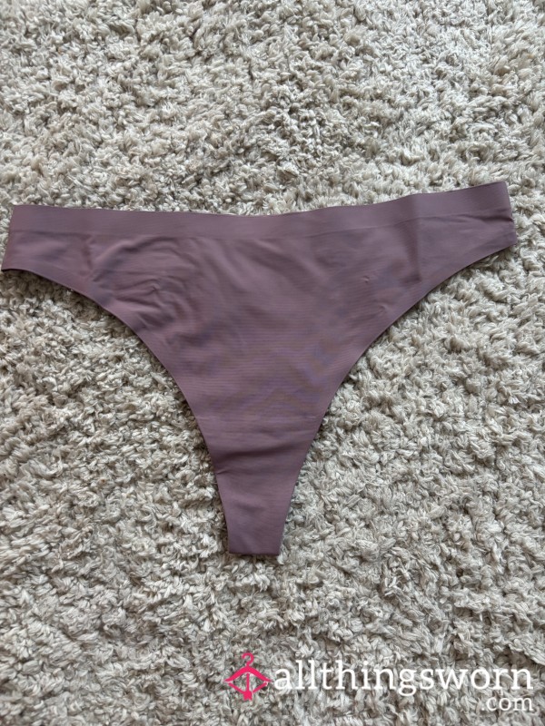 Brown Nylon Thong