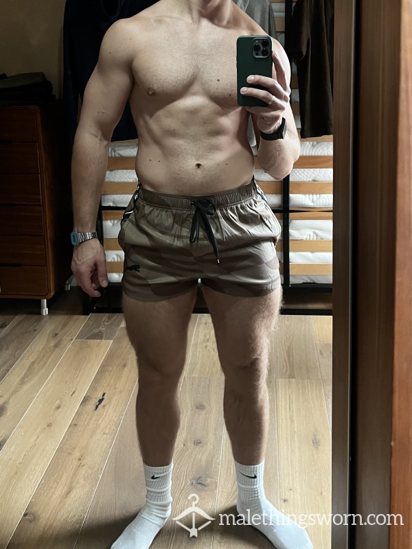 Brown Puma Shorts