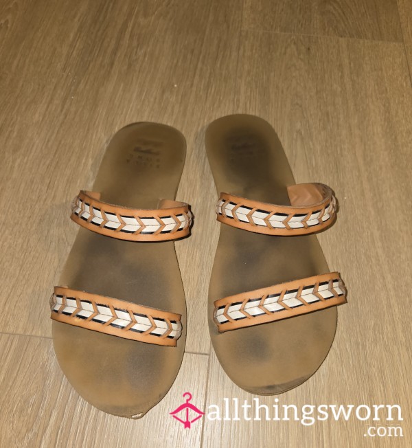 Brown Strappy Sandals