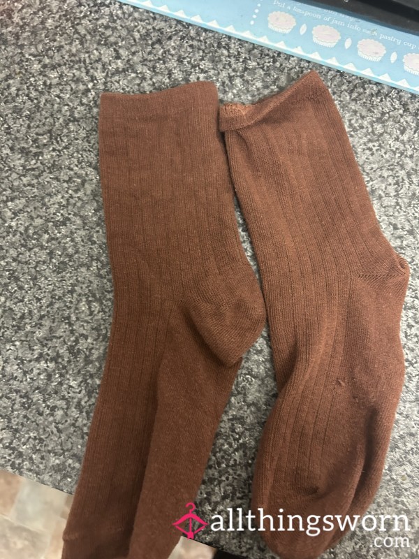 Brown Sweaty Socks
