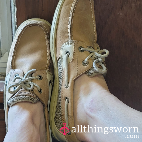 🤎 Old Brown & Tan Leather Sperrys