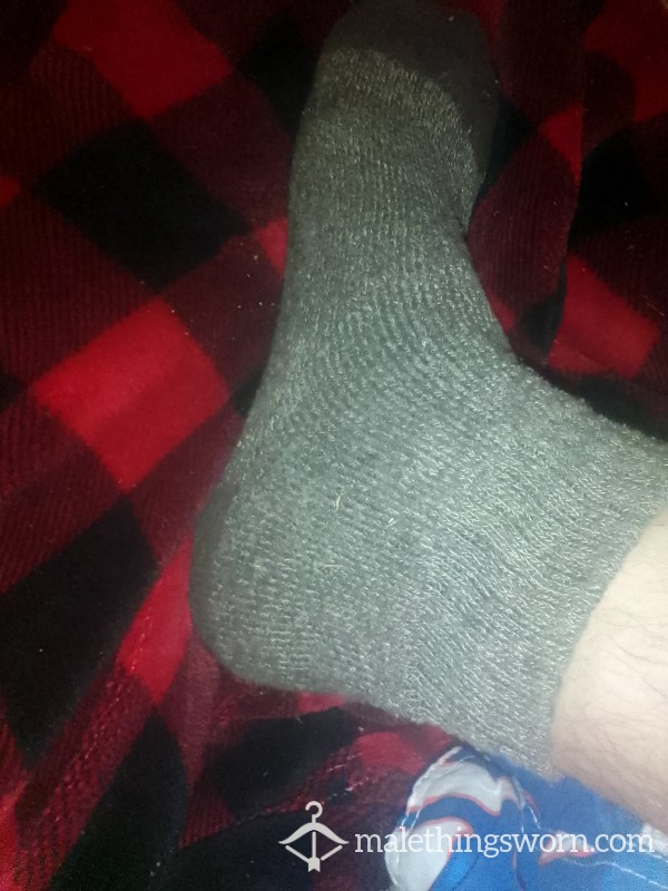 Brown Thick Crew Cut Boot Socks