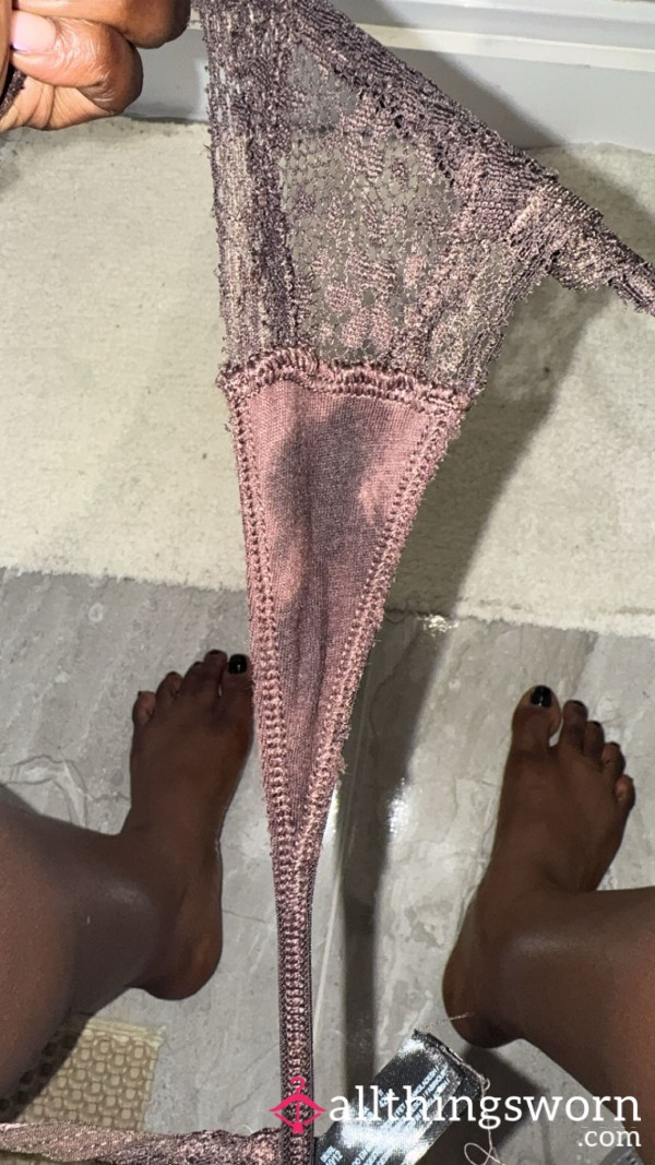 BROWN THONG X