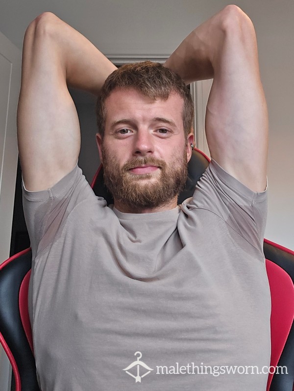 Brown Tight Muscle Fit T-shirt