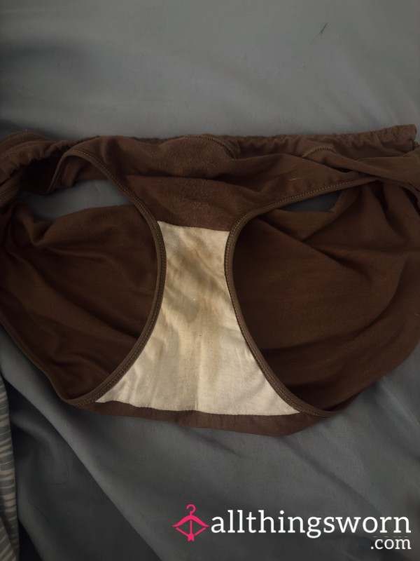 Brown Very Used Cotton Panties