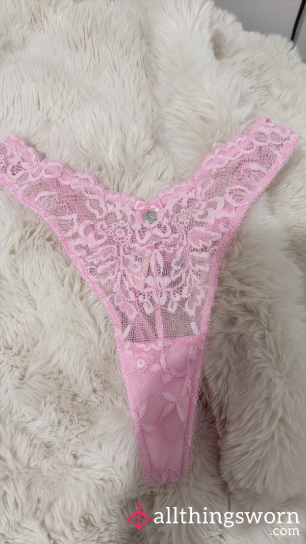 Bubble Gum Pink Thong