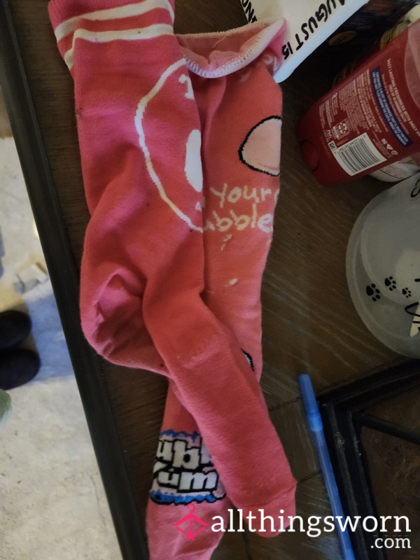 Bubble Gum Socks