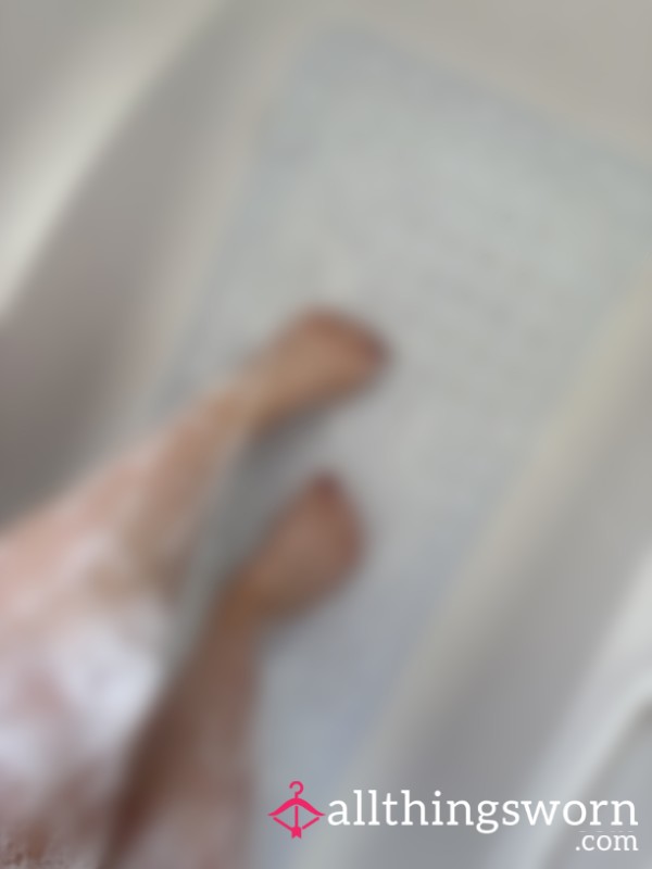 Bubbly Bliss In The Shower🦶🧼