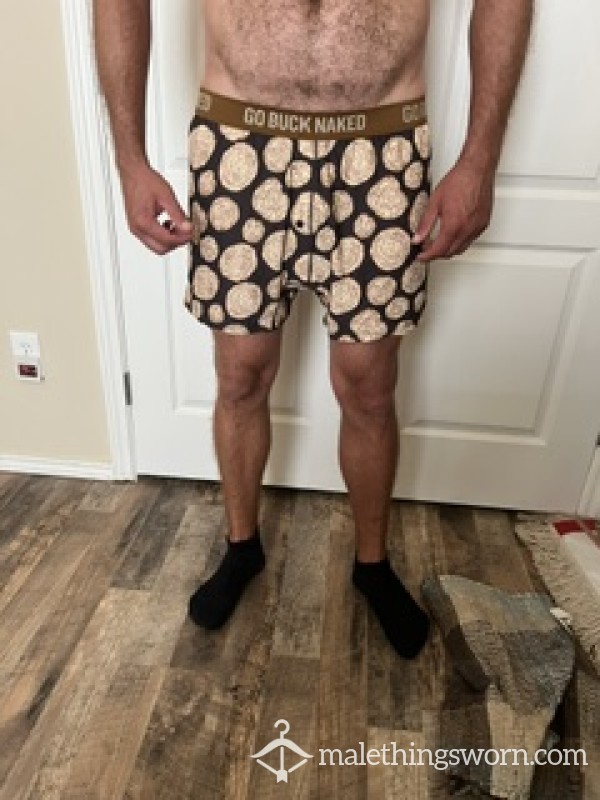 Buck Naked Boxer Briefs From My Summer Intern Mechanic, He Is A Hard Working Man. Have A Few Pair Of His Undies We Are Selling.